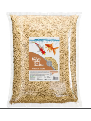 FLP035-FLOPPY KOI&GOLDFISH NATURAL STICKS 1KG